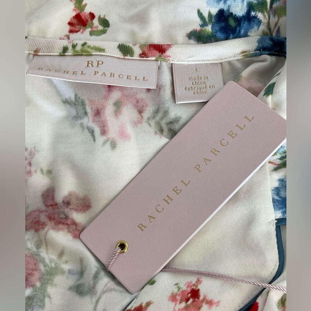 NEW ~ RACHEL PARCELL ~ Modal ~ Nightshirt In Ivory Bouquet Large - Picture 7 of 7